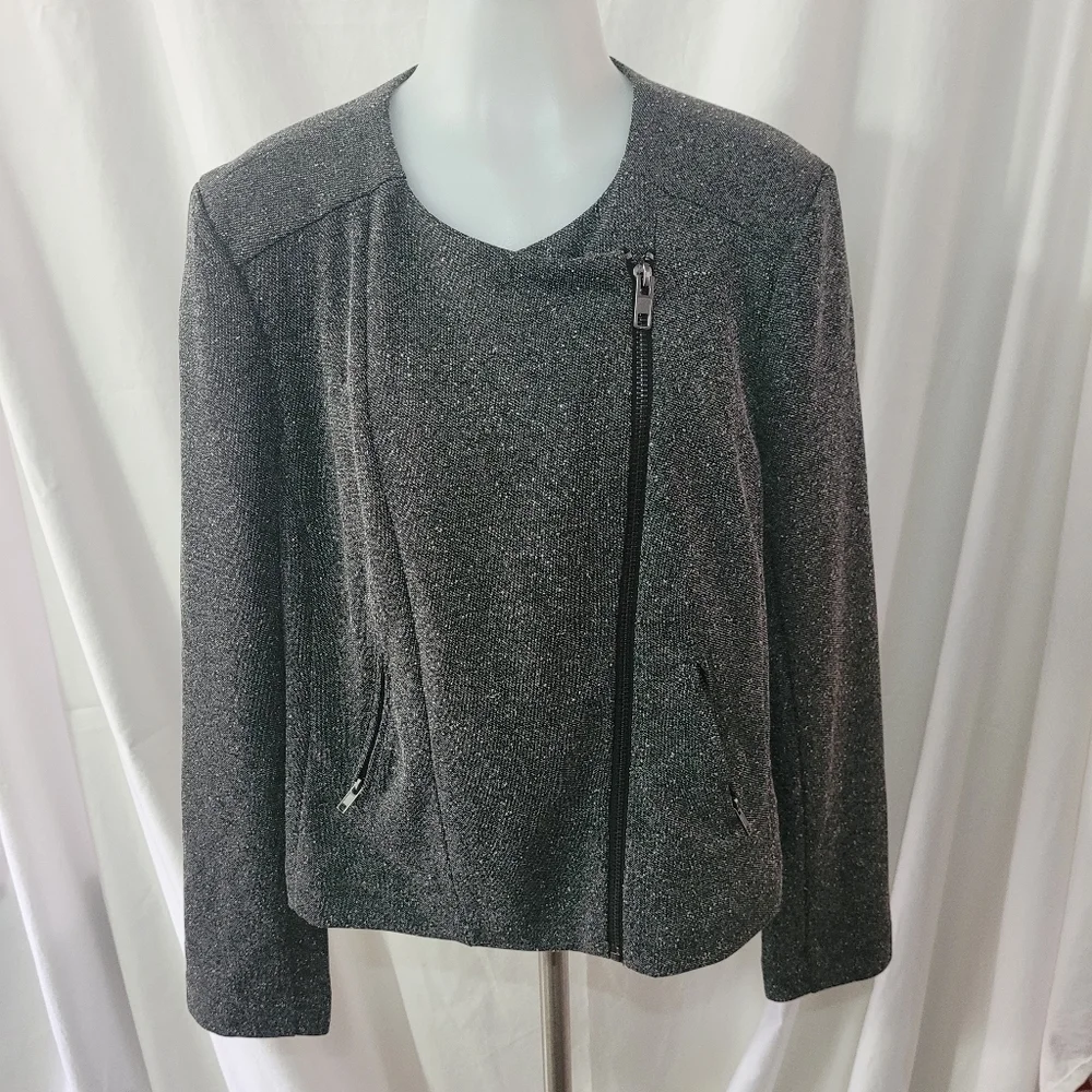 Catherine Malandrino Runway Style Zip Up Jacket